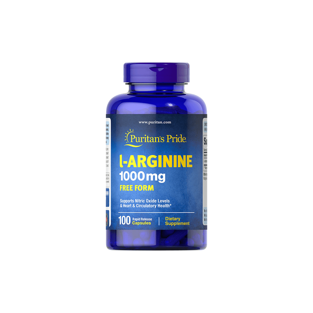 L-arginine 1000 mg 100 Rapid Release Capsules