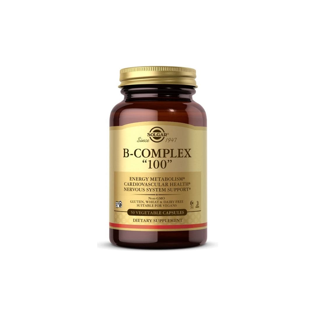 Vitamin B-100 Complex 50 Vegetable Capsules