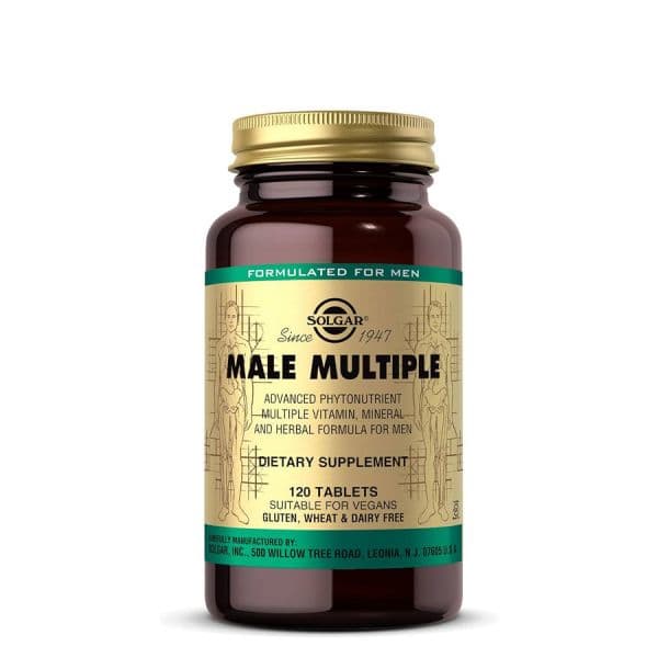 Solgar Male Multiple Multivitamínico 120 Comprimidos