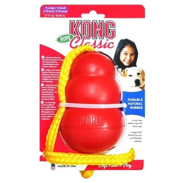 Kong Brinquedo Cão Classic Rope M 7-16Kg Red
