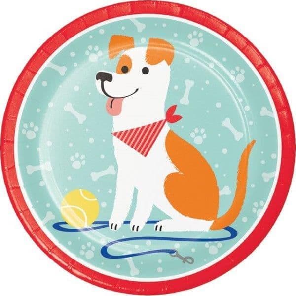 Creative Converting Pratos 23cm Dog Party - 120336044