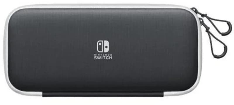 Bolsa Preto/Branco + Protetor de Ecrã Nintendo Switch OLED