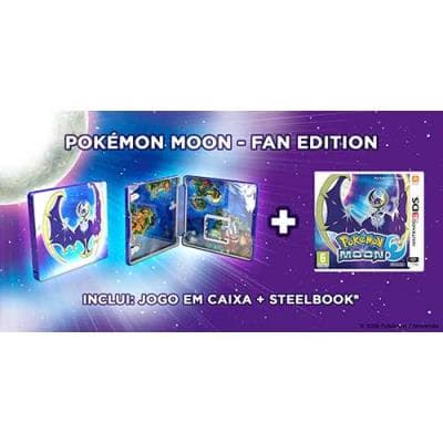 Pokémon Moon - 3DS + Caixa Metálica - Fan Edition