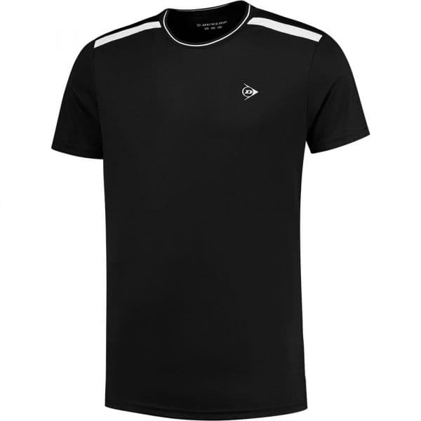 Dunlop Club Short Sleeve T-shirt Preto 2XL Homem