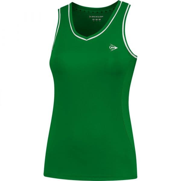 Dunlop Club Sleeveless T-shirt Verde 2XL Mulher