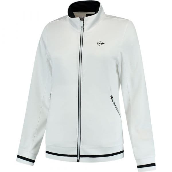 Dunlop Club Knitted Jacket Branco XS Mulher