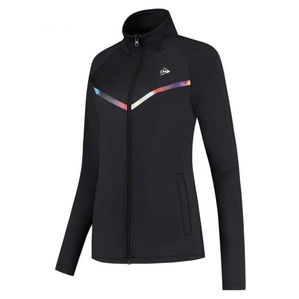 Dunlop Practice Tracksuit Jacket Preto 2XL Mulher