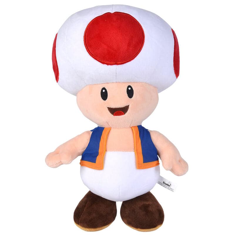 Peluche Toad de Super Mario Bros 40cm