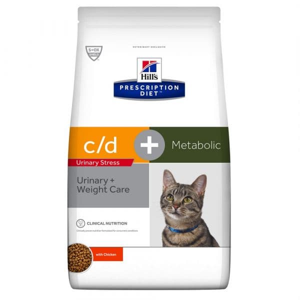 Hill's Prescription Diet c/d Urinary Stress + Metabolic Chicken Cat 1,5Kg