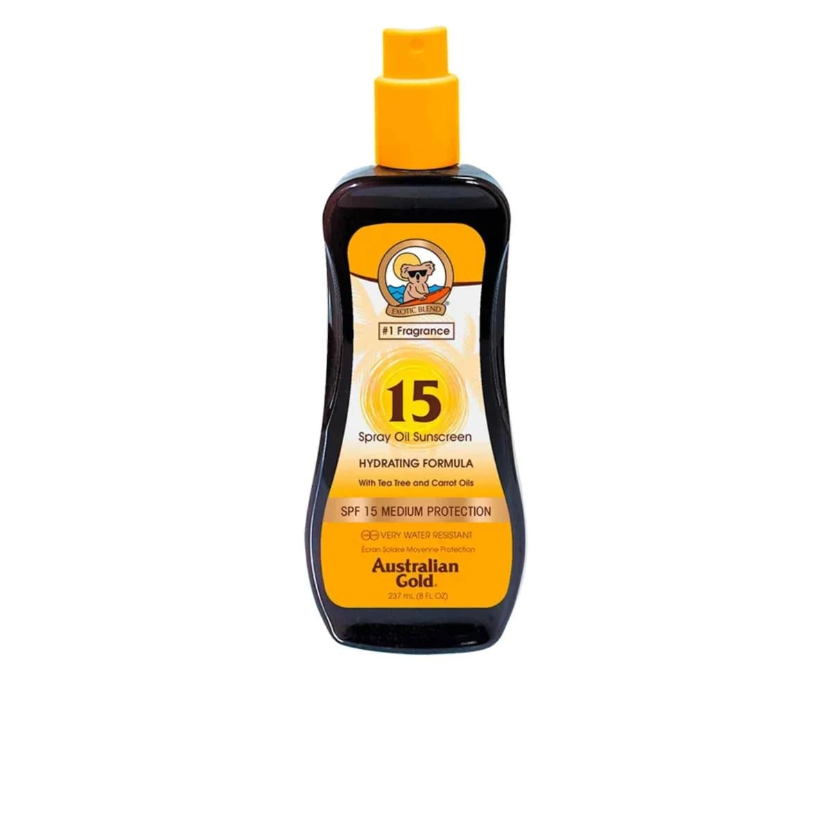 AUSTRALIAN GOLD SUNSCREEN SPF15 spray oil hydrating formula 237 ml