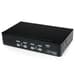 StarTech.com Comutador KVM USB VGA Profissional de 4 Portas com Plataforma