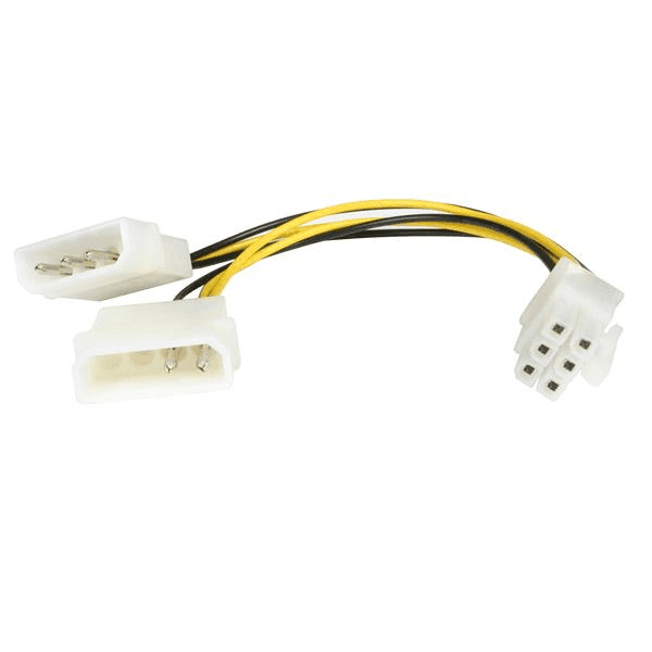 Startech Cabo de Alimentação 4 Pin - 6 Pin - LP4PCIEXADAP