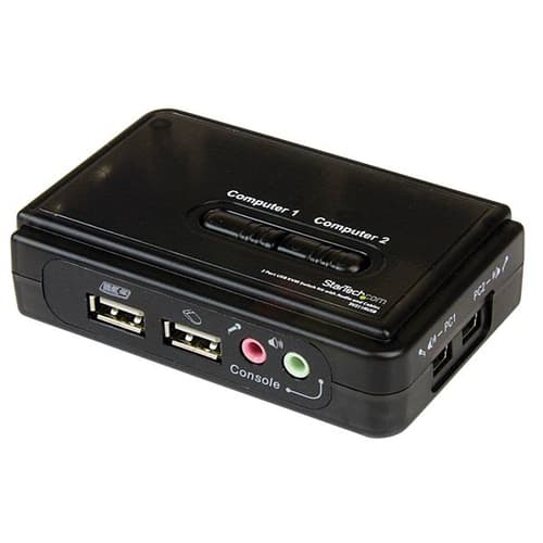 StarTech 2 Port USB KVM Switch Kit - SV211KUSB