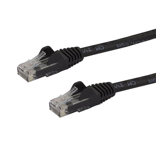 StarTech.com N6PATC10MBK cabo de rede Preto 10 m Cat6 U/UTP (UTP)