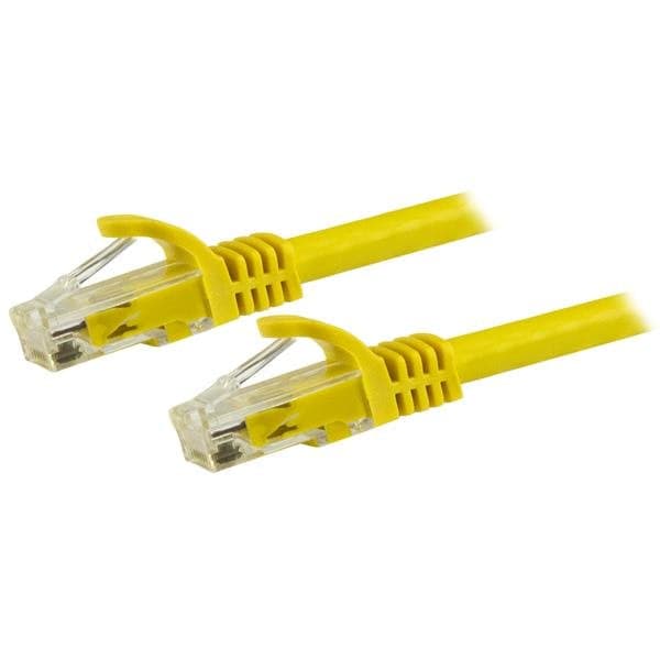 StarTech.com N6PATC15MYL cabo de rede Amarelo 15 m Cat6 U/UTP (UT