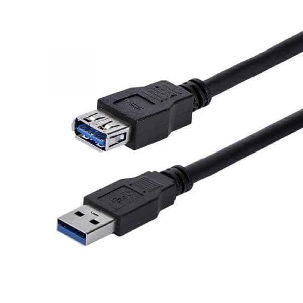 Startech Cabo usb a 3.0 Macho - Fêmea Preto (1 M) - Tartech - USB3SEXT1MBK