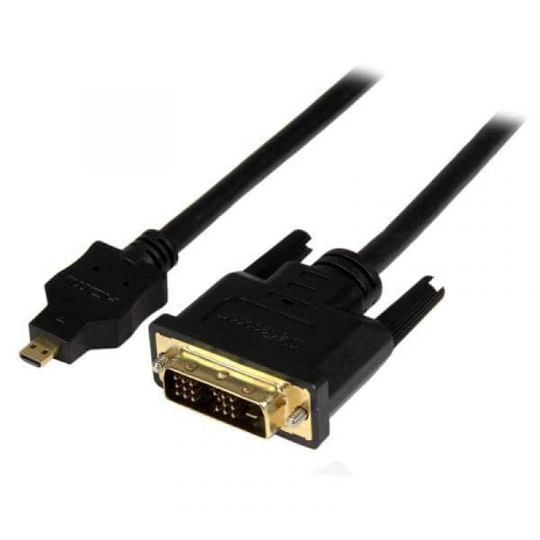 Startech Cabo Adaptador Micro Hdmi Macho - Dvi-d Macho (1 Metro) - HDDDVIMM1M