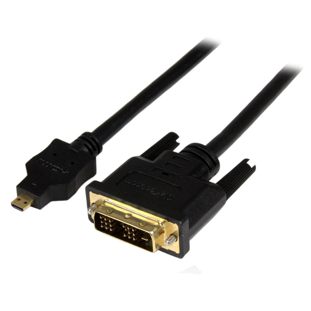 StarTech.com HDDDVIMM2M adaptador de cabo de vídeo 2 m Micro-HDMI