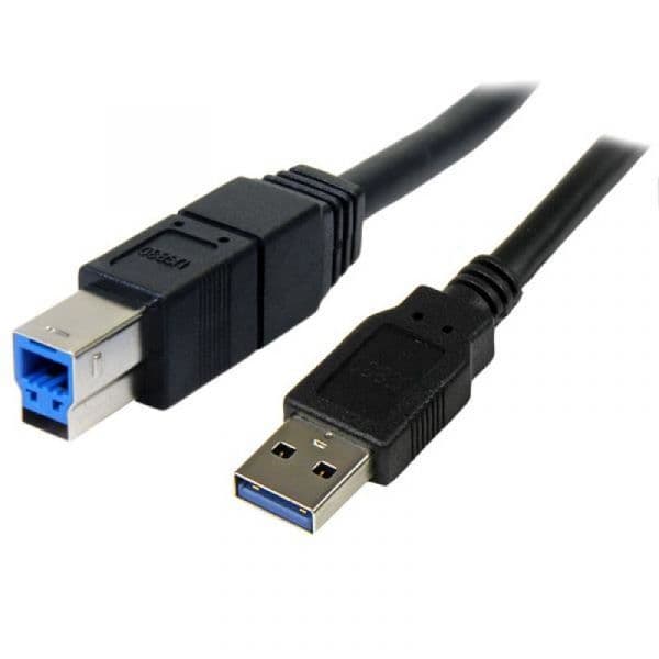 Startech Cabo usb 3.0 a - usb 3.0-B Preto (3 Mts) - USB3SAB3MBK
