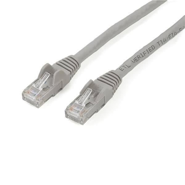 StarTech.com N6PATC2MGR cabo de rede Cinzento 2 m Cat6 U/UTP (UTP