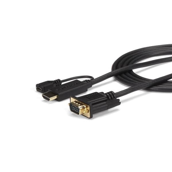 StarTech.com HD2VGAMM3 adaptador de cabo de vídeo 0,9 m VGA (D-Su