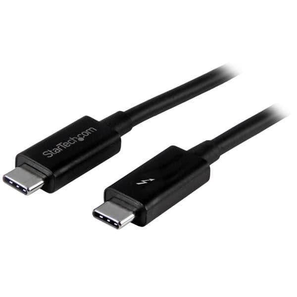 Startech Cabo Thunderbolt Macho - Macho (1 M) Preto - TBLT3MM1M