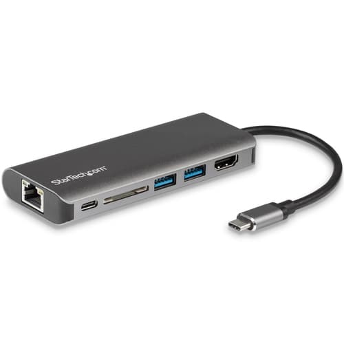 StarTech Docking Station USB-C/HDMI/Ethernet com Leitor de Cartões SD - DKT30CSDHPD