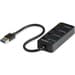 StarTech.com HB30A4AIB hub de interface USB 3.2 Gen 1 (3.1 Gen 1) Type-A 5000 Mbit/s Preto