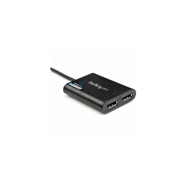 Startech Adaptador USB 3.0 para 2x DisplayPort 4K 60Hz Black