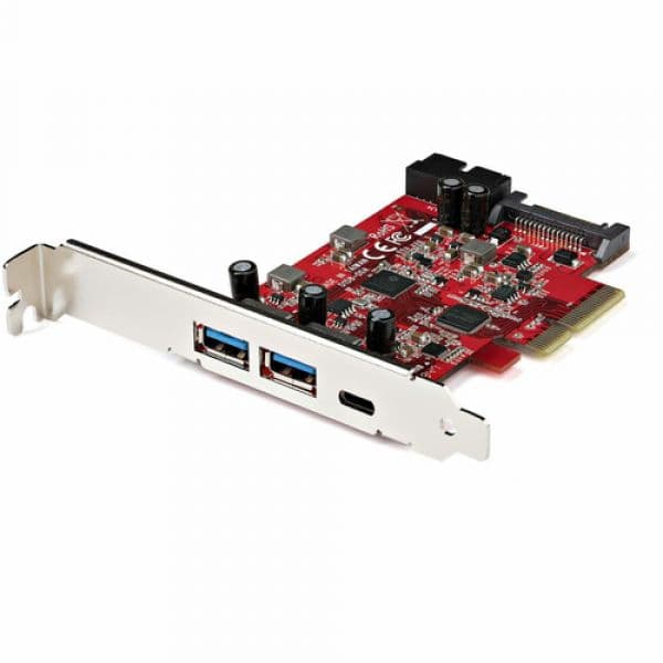 StarTech.com Placa PCIe USB 3.1 Gen 2 PEXUSB312A1C1H 5 Portas (1x USB-C, 2x USB-A, 1x IDC)