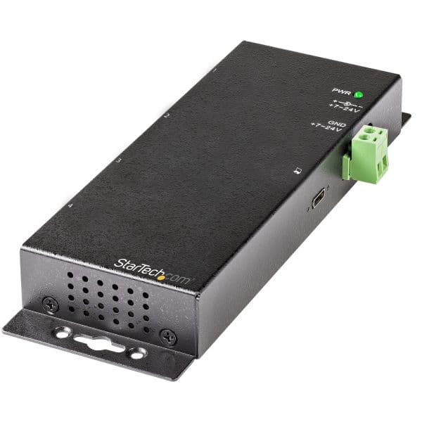 StarTech.com HB31C2A2CME Hub USB-C Industrial 4 Portas 10Gbps 2x USB-C 2x USB-A Preto