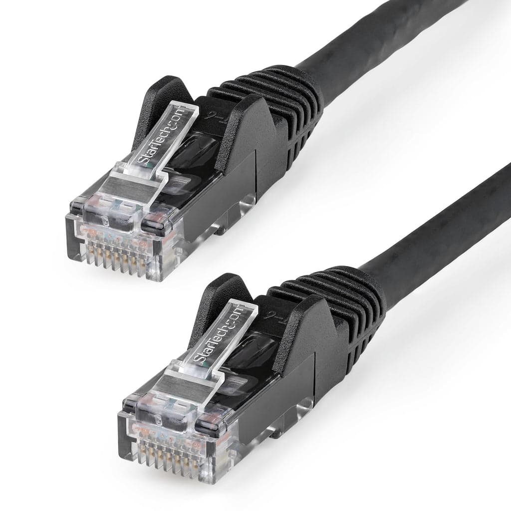 StarTech.com N6LPATCH5MBK cabo de rede Preto 5 m Cat6 U/UTP (UTP)