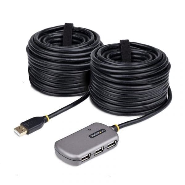 Startech U02442-USB-EXTENDER Cabo Extensor USB 2.0 Ativo com Hub USB-A 4 Portas 24m