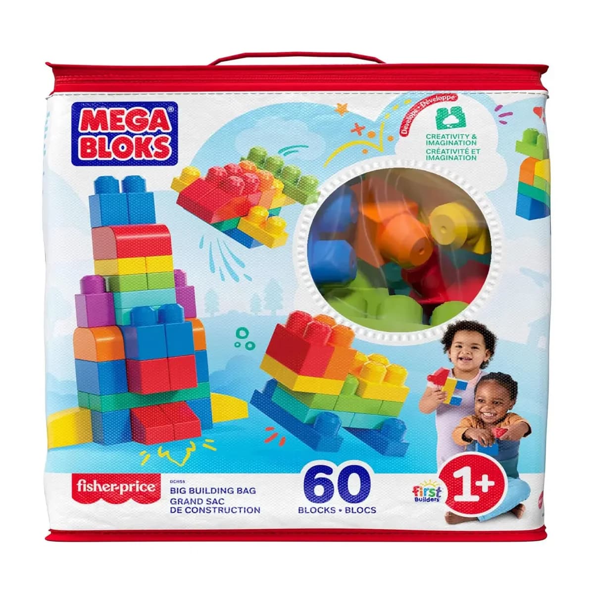 Fisher-Price Mega Bloks First Builders - Bolsa 60 Peças
