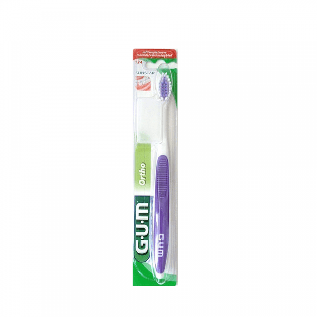 G.U.M Escova de Dentes Ortho Média 124
