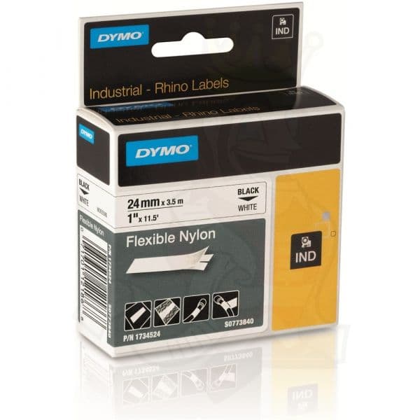 Dymo Fita Rhinopro Nylon 24mm Branco