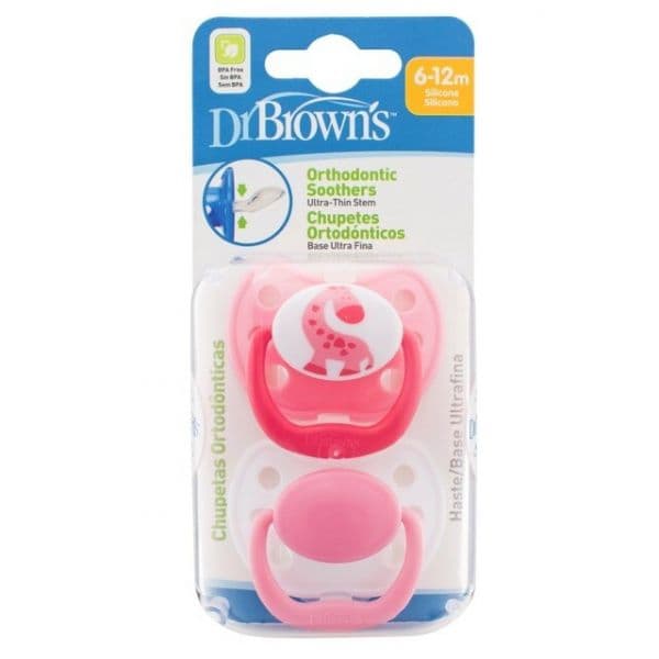 Dr. Brown's Pack 2 Chupetas Prevent 6-12m Urso