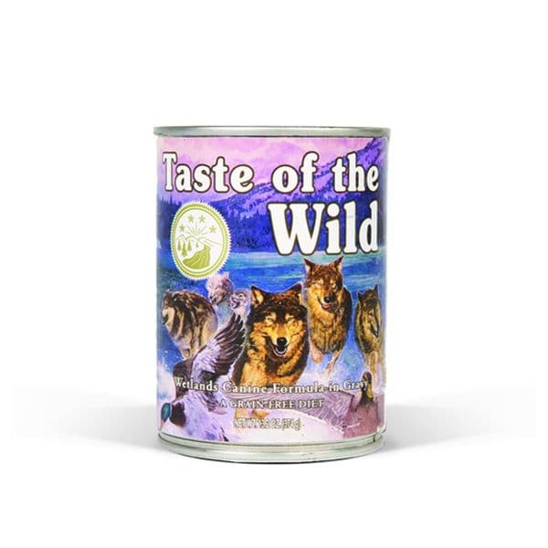 Ração Húmida Taste of the Wild Wetlands Fowl in Gravy Wet Dog 390g