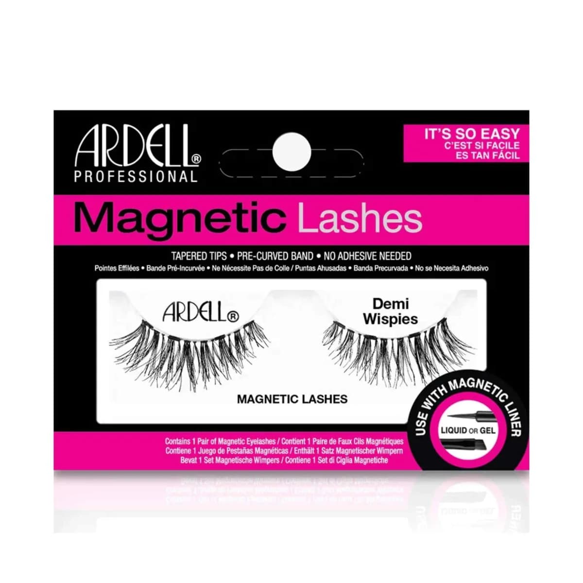 Ardell Magnetic Lashes Pestanas Aplicação de Linha Magnética Demi Wispies