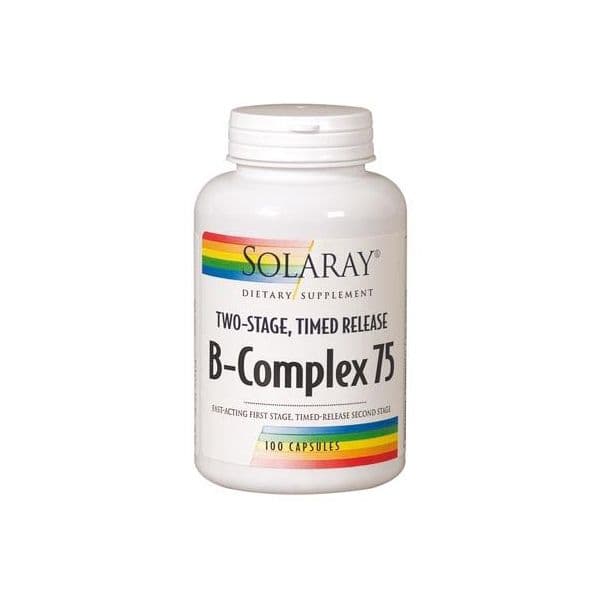 Solaray B-Complex 75 100 Capsulas