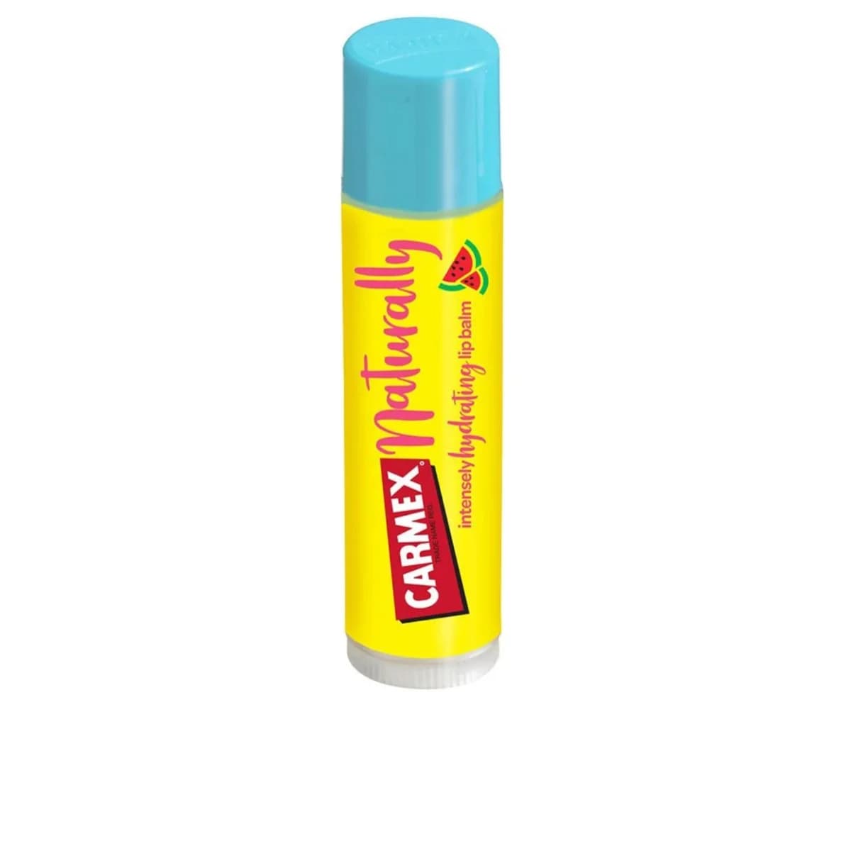 Carmex Naturally Bálsamo Labial Hidratante Stick ; Sabor Melancia (4,25 g). Este bálsamo labial é formulado com 93% de ingredientes de origem natural, proporcionando uma hidratação intensa e proteção eficaz para os lábios.
Características principais:
Hi