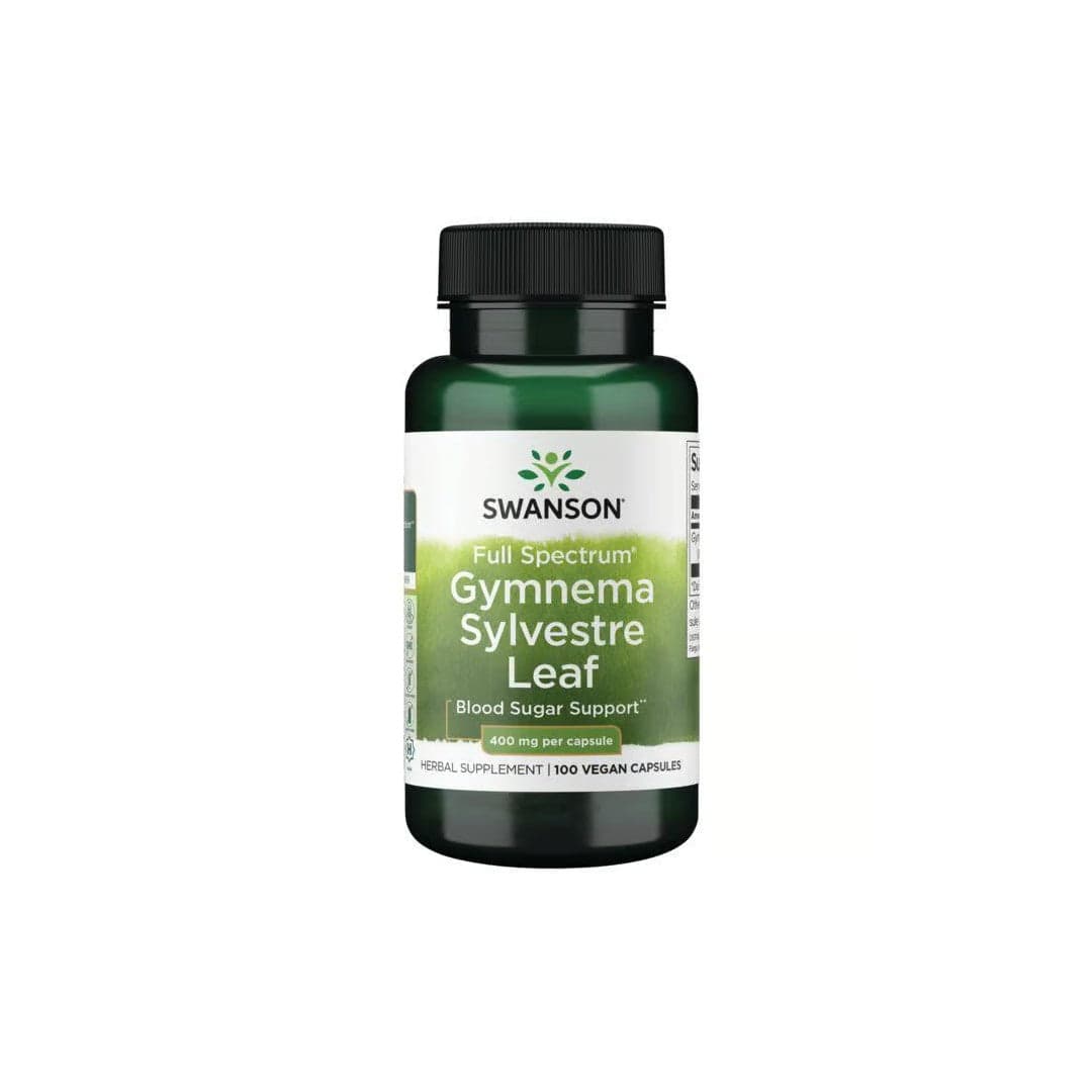 Swanson Folha de Gymnema Sylvestre, 400mg 100 Cápsulas