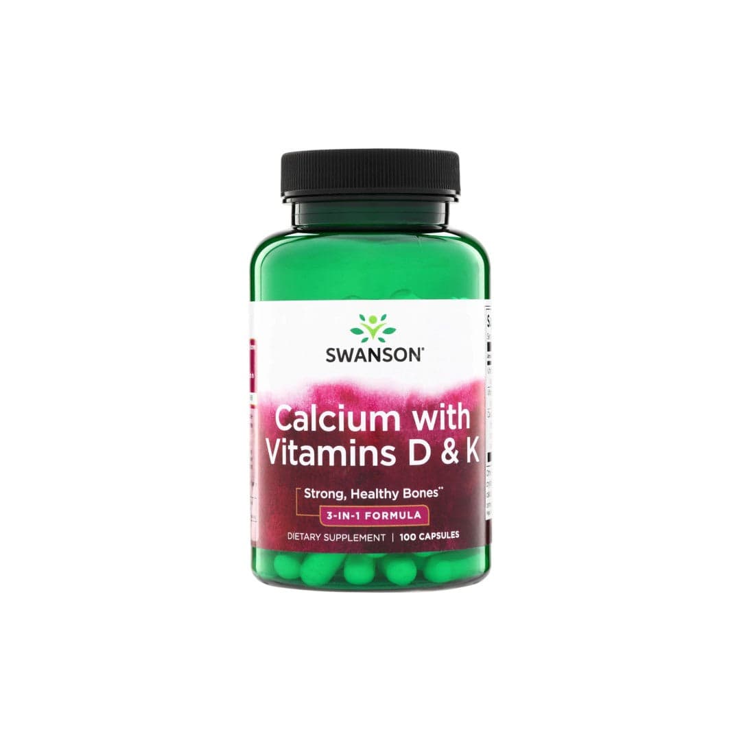 Calcium with Vitamins D & K 100 Capsules