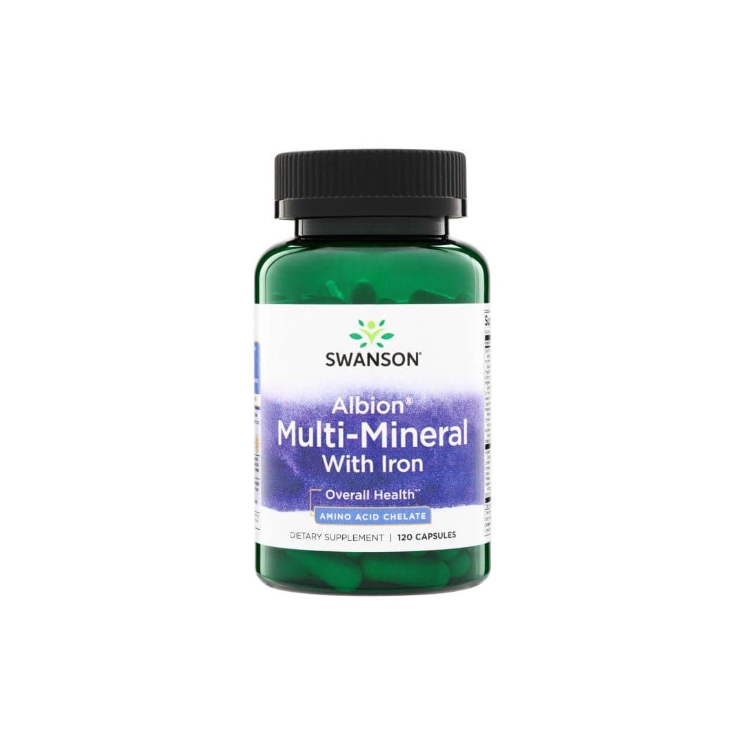 Albion Multi-Mineral With Iron 120 Capsules