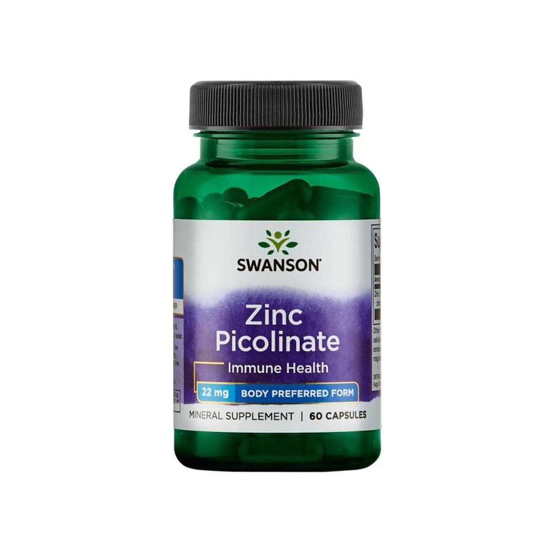 Zinc Picolinate 22 mg 60 Capsules