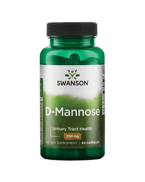 D-Manose 700mg - 60 Cápsulas - Swanson