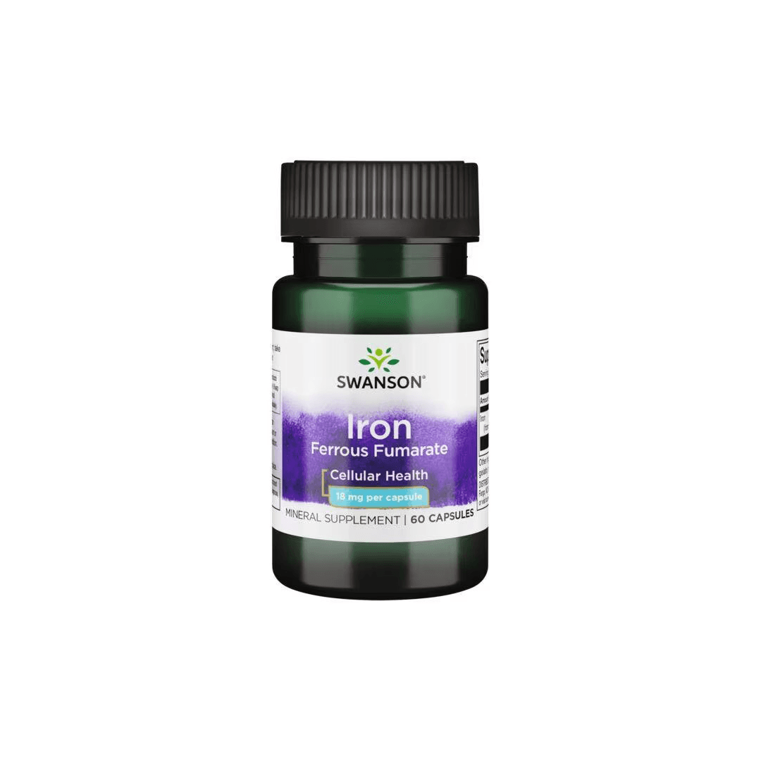 Iron Ferrous Fumarate 18 mg 60 Capsules