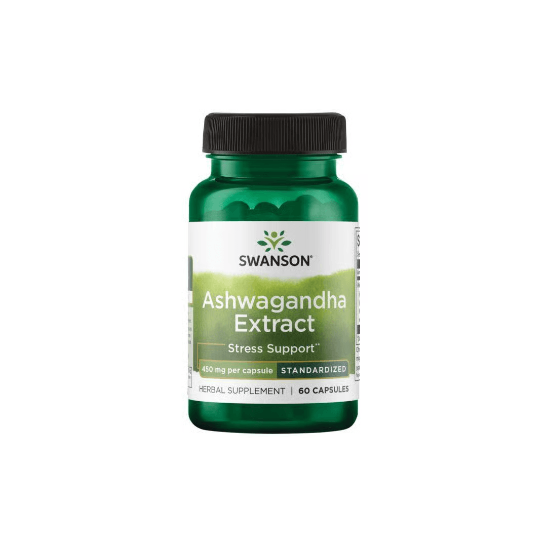 Swanson Extrato de Ashwagandha 450mg 60 Cápsulas