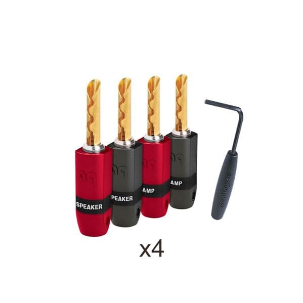 AudioQuest Bananas Gold SUREGRIP 300 CX4