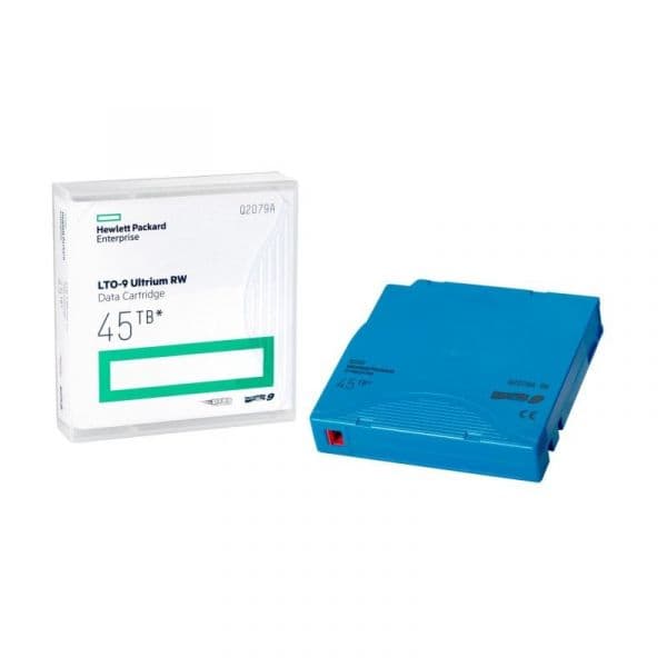 Cinta de Dados HPE LTO-9 Ultrium 45TB RW Alta Capacidade Azul